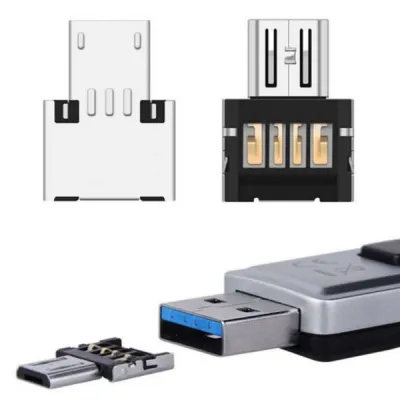 Перехідник OTG Micro to USB AF Lapara (LA-OTG-microUSB-adaptor) - зображення 1