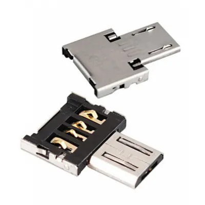 Перехідник OTG Micro to USB AF Lapara (LA-OTG-microUSB-adaptor) - мініатюра 2