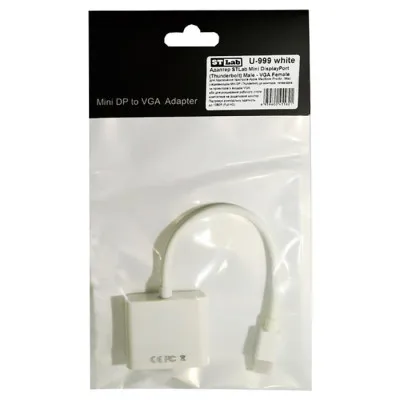 Перехідник ST-Lab Mini DisplayPort (Thunderbolt) Male - VGA Female, 1080P (U-999 white) - мініатюра 3