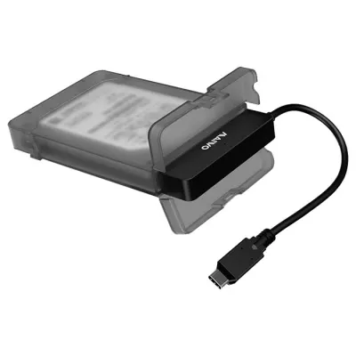 Кишеня зовнішня Maiwo USB3.1 GEN1 TypeC to HDD 2,5" SATA/SSD black (K104G2 black) - мініатюра 2