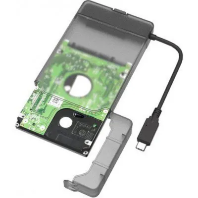 Кишеня зовнішня Maiwo USB3.1 GEN1 TypeC to HDD 2,5" SATA/SSD black (K104G2 black) - мініатюра 3