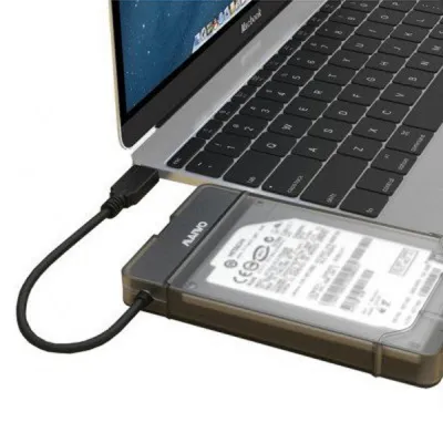 Кишеня зовнішня Maiwo USB3.1 GEN1 TypeC to HDD 2,5" SATA/SSD black (K104G2 black) - мініатюра 6