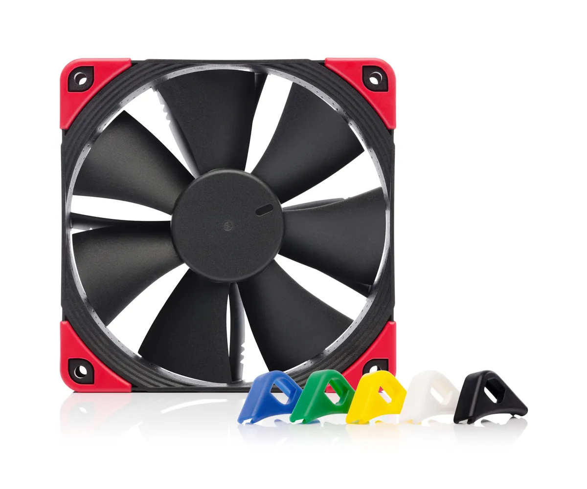 Вентилятор Noctua NF-F12PWM CHROMAX BLACK SWAP для корпусу 120x120x25мм SSO2 300-1500об/хв - зображення 1