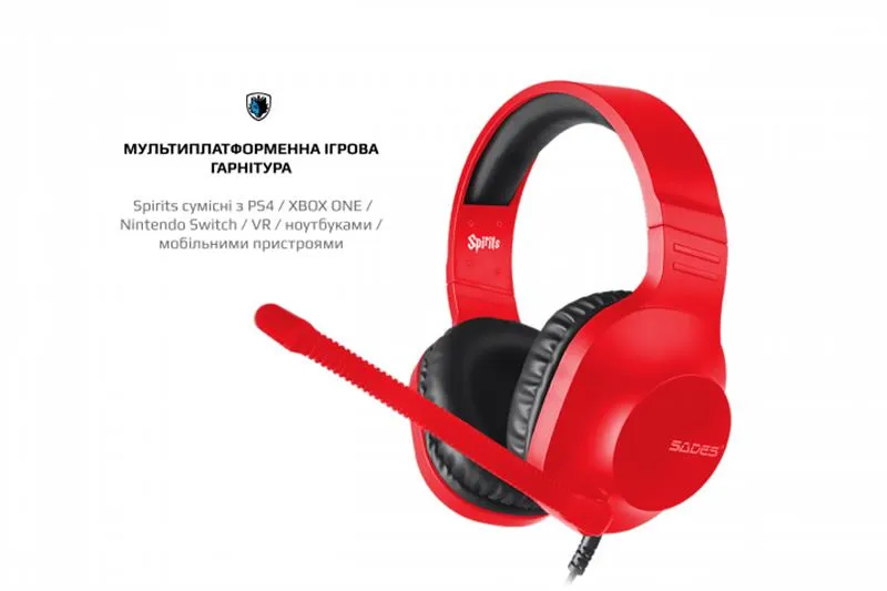 Гарнітура Sades SA-721 Spirits Red (sa721rdj) - мініатюра 4