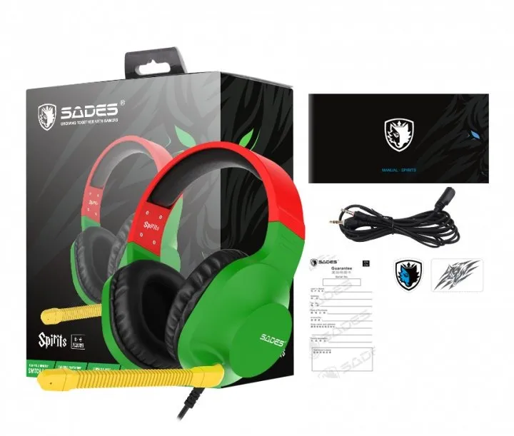 Гарнітура Sades SA-721 Spirits Rasta (sa721rsj) - мініатюра 3