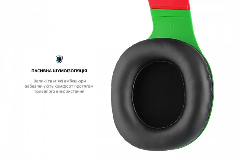 Гарнітура Sades SA-721 Spirits Rasta (sa721rsj) - мініатюра 5