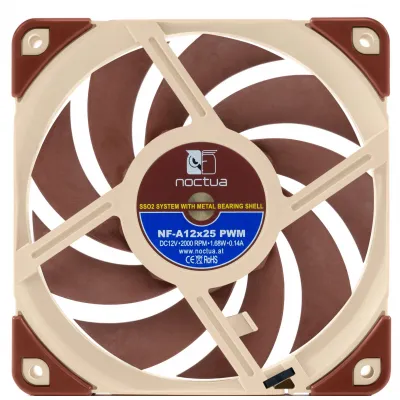 Кулер до корпусу Noctua NF-A12x25 PWM - мініатюра 4