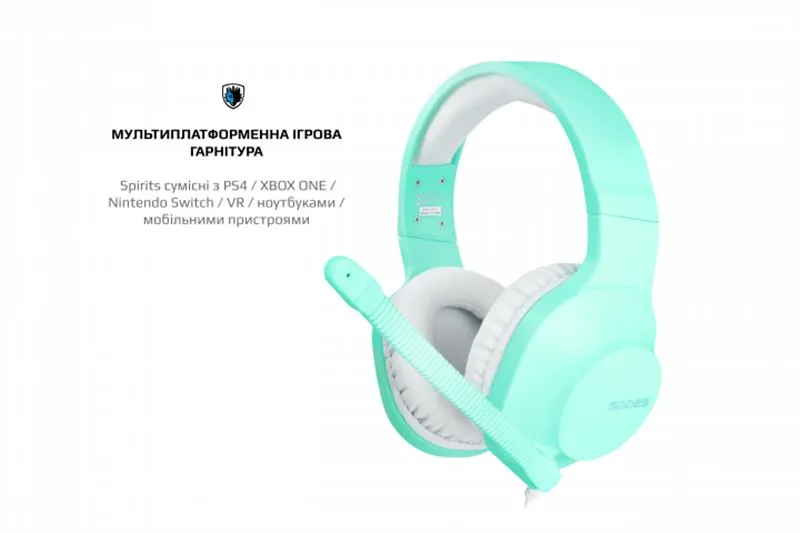 Гарнітура Sades SA-721 Spirits Cyan (sa721cnj) - мініатюра 12
