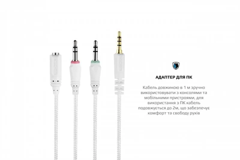 Гарнітура Sades SA-721 Spirits Cyan (sa721cnj) - мініатюра 16