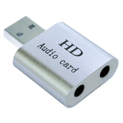 Звукова плата Dynamode USB-SOUND7-ALU silver - зображення 1