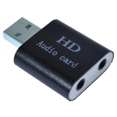 Звукова плата Dynamode USB-SOUND7-ALU black - зображення 1