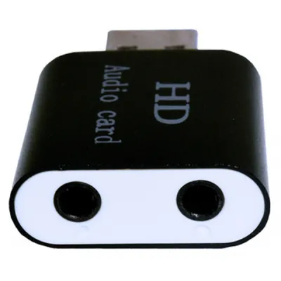 Звукова плата Dynamode USB-SOUND7-ALU black - мініатюра 2
