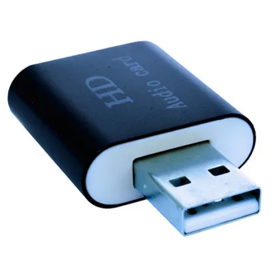 Звукова плата Dynamode USB-SOUND7-ALU black - мініатюра 3