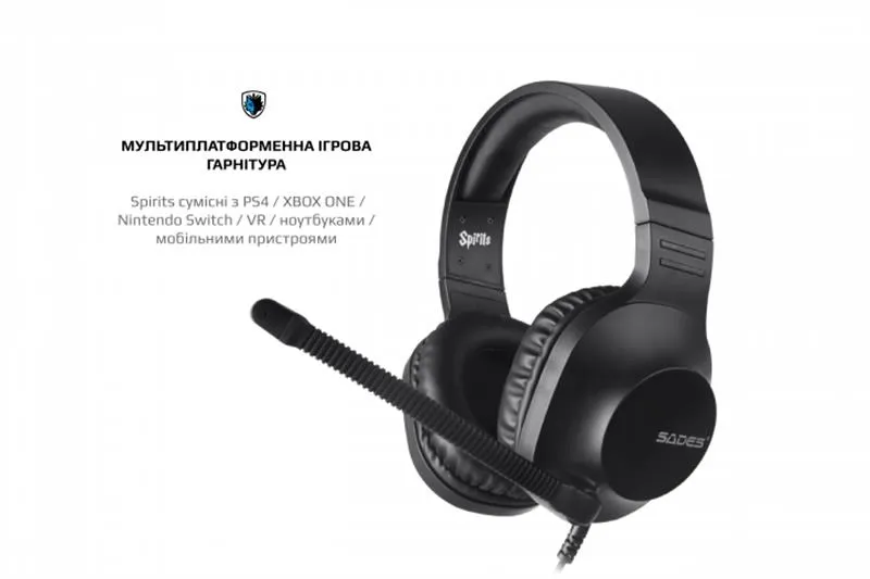 Гарнітура Sades SA-721 Spirits Black (sa721bkj) - мініатюра 4
