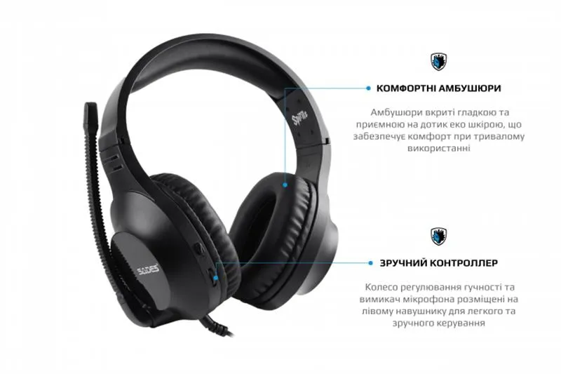 Гарнітура Sades SA-721 Spirits Black (sa721bkj) - мініатюра 9