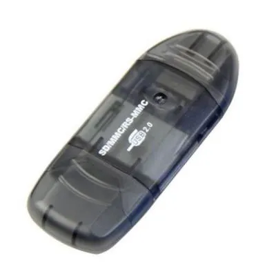 Зчитувач флеш-карт ST-Lab SD/ SDHC/ MMC /RS-MMC (U-371 black) - зображення 1