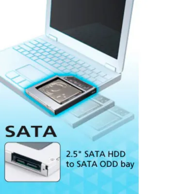 Фрейм-перехідник Maiwo 2,5" HDD/SSD SATA3 Macbook (Pro/Air) 13" 15" 17" (NSTOR-Macbook) - мініатюра 8