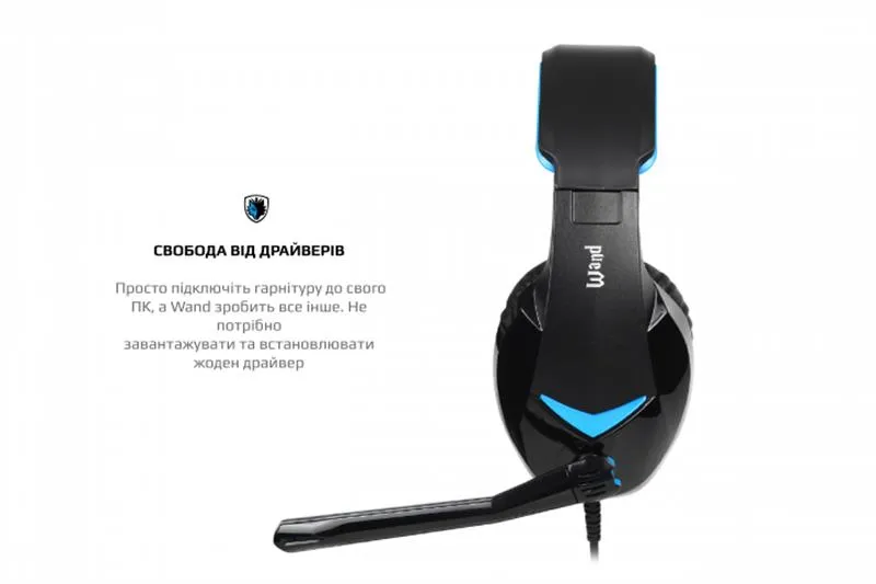 Гарнітура Sades SA-914 Wand Black/Blue LED (sa914bku) - мініатюра 7