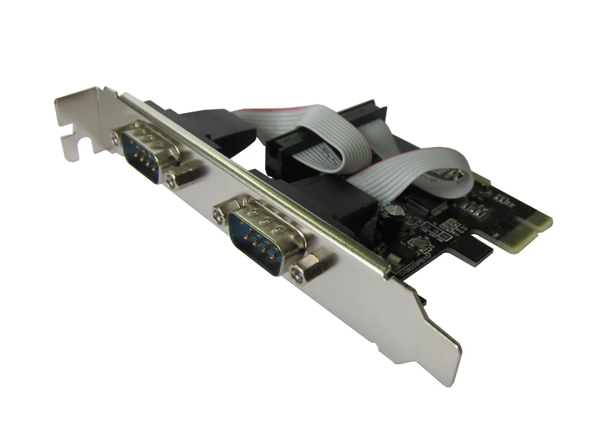 Контролер Dynamode RS232 (COM) 2 канала чіпсет WCH 382 PCI-E