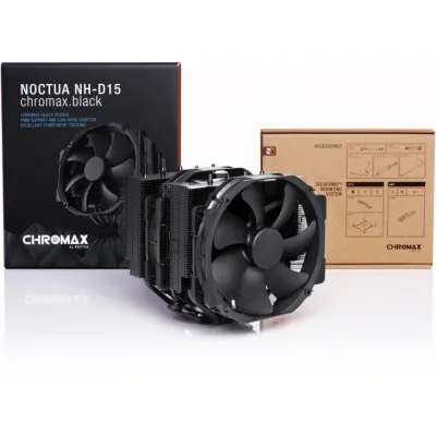 Кулер до процесора Noctua NH-D15 CHROMAX.BLACK - мініатюра 4