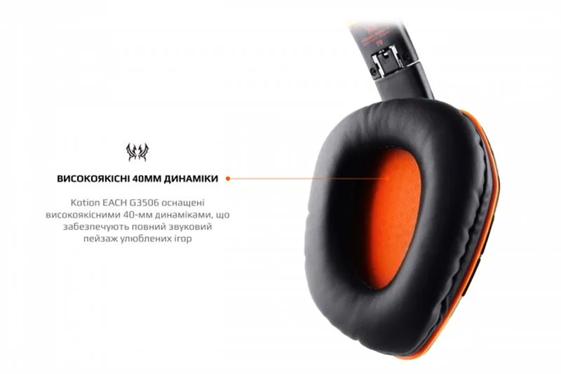 Bluetooth-гарнітура Kotion EACH B3506 Black/Orange (ktb3506bt) - мініатюра 6