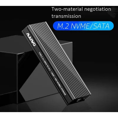Кишеня зовнішня Maiwo M.2 SSD NVMe/SATA combo USB3.1 GEN2 Type-C al. (K1687P2) - мініатюра 6