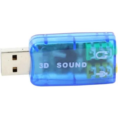 Звукова плата Dynamode USB 6(5.1) blue (USB-SOUNDCARD2.0 blue) - зображення 1