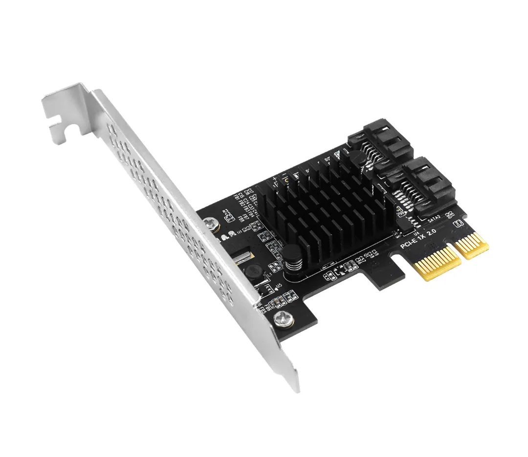 Контроллер Dynamode PCI-E to 2 х SATA III (6 Гбит/сек), 2 внутр. канала, чипсет Marvell 88SE9125 - зображення 1