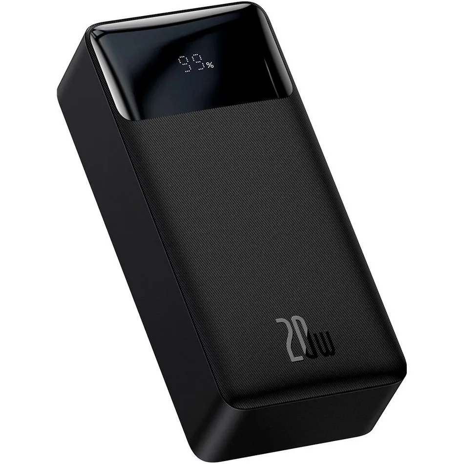 Зовнішній акумулятор Baseus Bipow Digital Display Power bank 30000mAh 20W Black - зображення 1