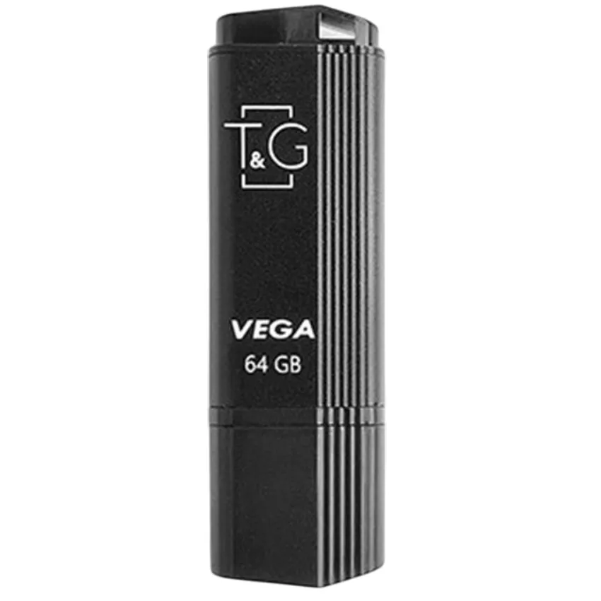 Флеш-накопичувач USB 64GB T&G 121 Vega Series Black (TG121-64GBBK) - зображення 1