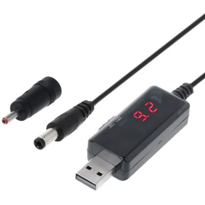 Кабель живлення USB to DC 3.5x1.35mm + 5.5x2.1mm 9V-12V Dynamode (KWS-912V) - зображення 1
