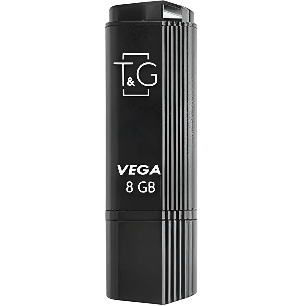 Флеш-накопичувач USB 8GB T&G 121 Vega Series Black (TG121-8GBBK) - зображення 1