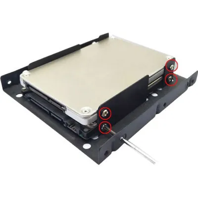 Фрейм-перехідник Maiwo 2x2.5" HDD/SSD 3.5" (K11) - мініатюра 4