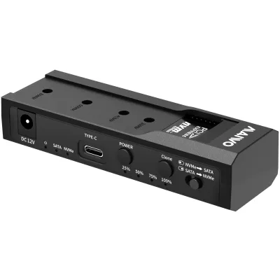 Адаптер Maiwo 3,5"/2,5" SATA HDD/SSD і NVMe M.2 SSD USB 3.0 TypeС (K10635N) - зображення 1