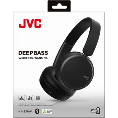 Навушники JVC HA-S36W Black (HA-S36W-B-U) - мініатюра 6