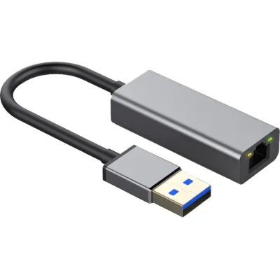 Перехідник USB 3.0 AM to RJ45 Ethernet 1000Mbps Dynamode (DM-AD-GLAN) - зображення 1