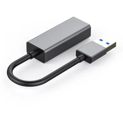 Перехідник USB 3.0 AM to RJ45 Ethernet 1000Mbps Dynamode (DM-AD-GLAN) - мініатюра 2