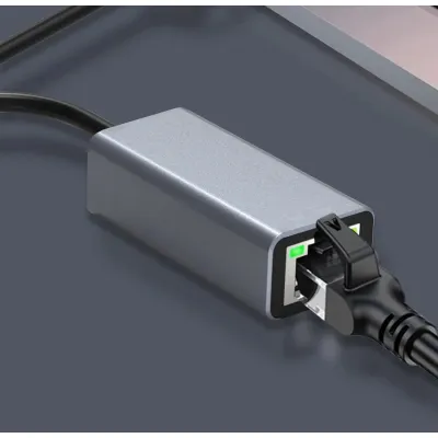 Перехідник USB 3.0 AM to RJ45 Ethernet 1000Mbps Dynamode (DM-AD-GLAN) - мініатюра 6