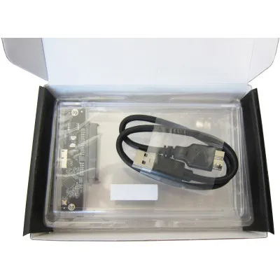 Кишеня зовнішня Dynamode 2.5" SATA HDD/SSD USB 3.0 Transparent (DM-CAD-25316) - мініатюра 10