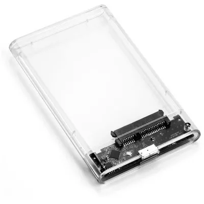 Кишеня зовнішня Dynamode 2.5" SATA HDD/SSD USB 3.0 Transparent (DM-CAD-25316) - мініатюра 3