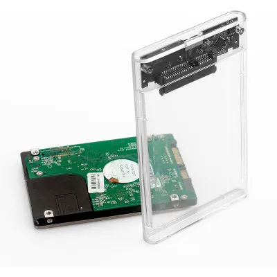 Кишеня зовнішня Dynamode 2.5" SATA HDD/SSD USB 3.0 Transparent (DM-CAD-25316) - мініатюра 7