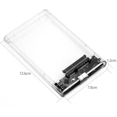 Кишеня зовнішня Dynamode 2.5" SATA HDD/SSD USB 3.0 Transparent (DM-CAD-25316) - мініатюра 9