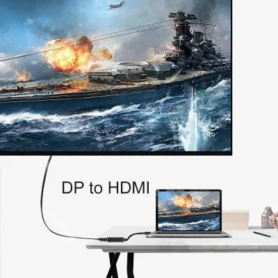 Перехідник DisplayPort Male to HDMI 4K Ultra HD Female ST-Lab (U-996-4K) - мініатюра 7