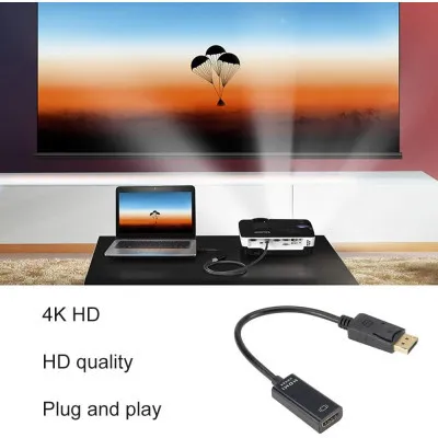 Перехідник DisplayPort Male to HDMI 4K Ultra HD Female ST-Lab (U-996-4K) - мініатюра 9