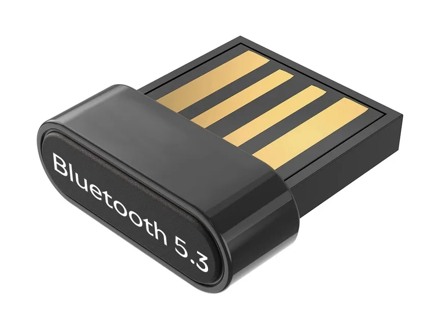 Бездротовий Bluetooth 5.3 USB адаптер STLab міні, радіус дії до 20 м, чорний - зображення 1