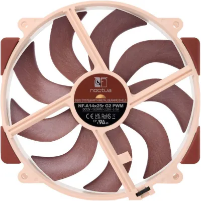 Кулер до корпусу Noctua NF-A14x25r G2 PWM - мініатюра 2