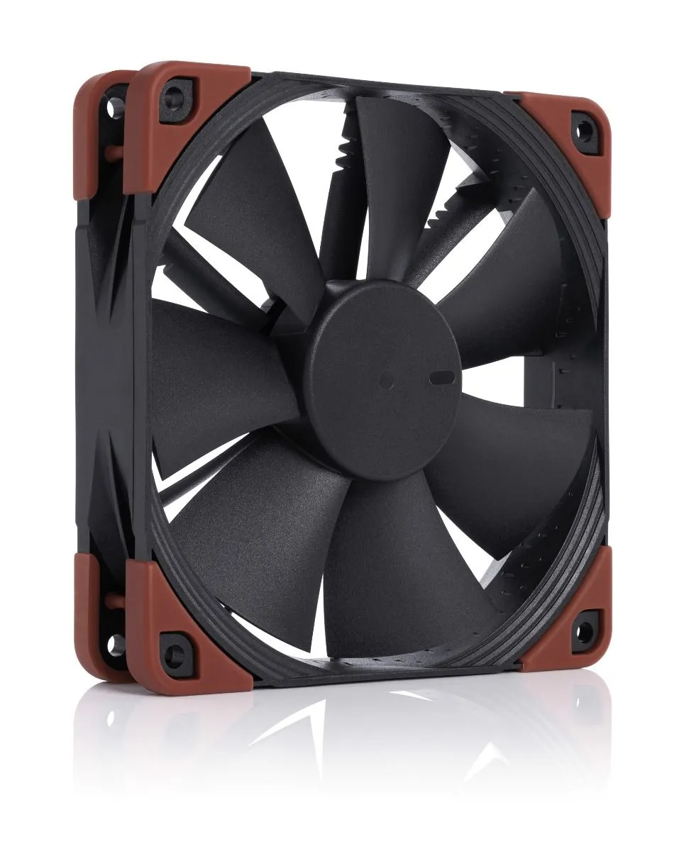 Вентилятор Noctua 24V iPPC для корпусу 120x120x25мм SSO2 1600-3000 об/хв 43,5 дБ 4pin PWM чорний - зображення 1