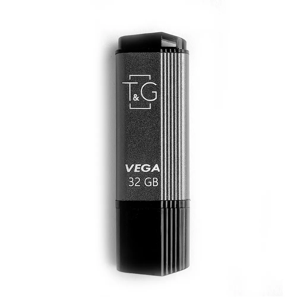 Флеш-накопичувач USB 32GB T&G 121 Vega Series Grey (TG121-32GBGY) - зображення 1