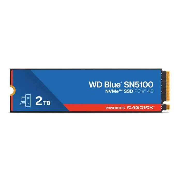SSD M.2 NVMe 2TB WD Blue SN5100 SanDisk 3D QLC 7100/6700 MB/s - зображення 1