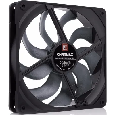Кулер до корпусу Noctua NF-A14x25 G2 PWM CHROMAX.BLACK - мініатюра 3
